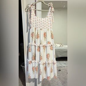 Blue pepper midi dress